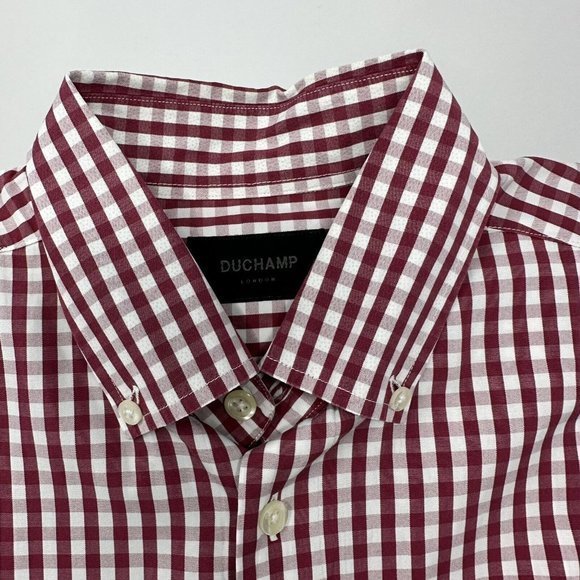 Mens 16.5 42 Large Duchamp London Dress Shirt - Picture 2 of 6